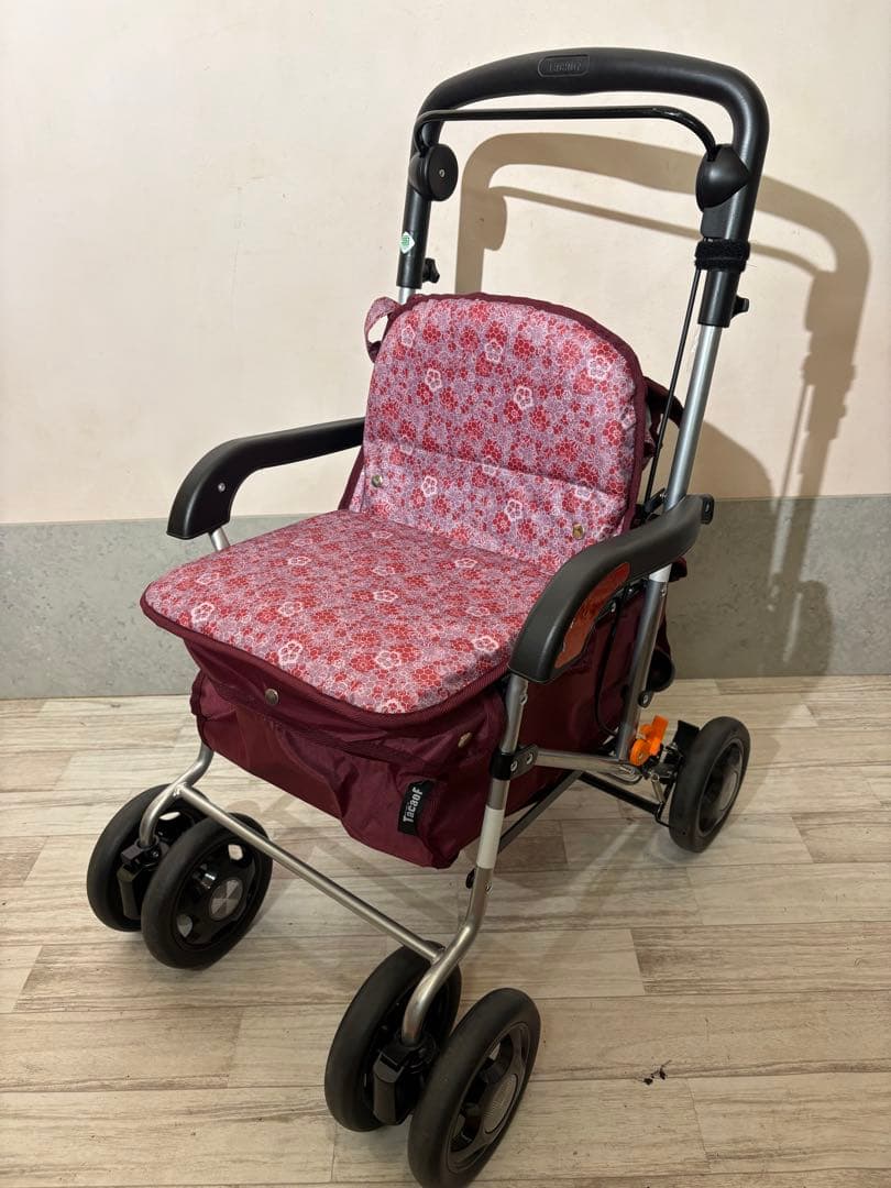 花柄 シルバーカー　テイコブ　ショッピングキャリー　お買い物