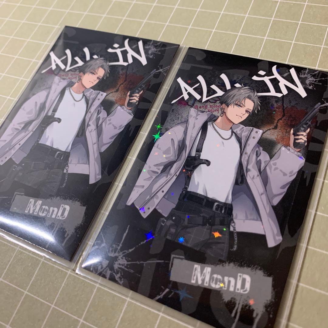 GRPL ランダムチェキ風カード MonD ALLIN ホロ レア ストグラ - メルカリ