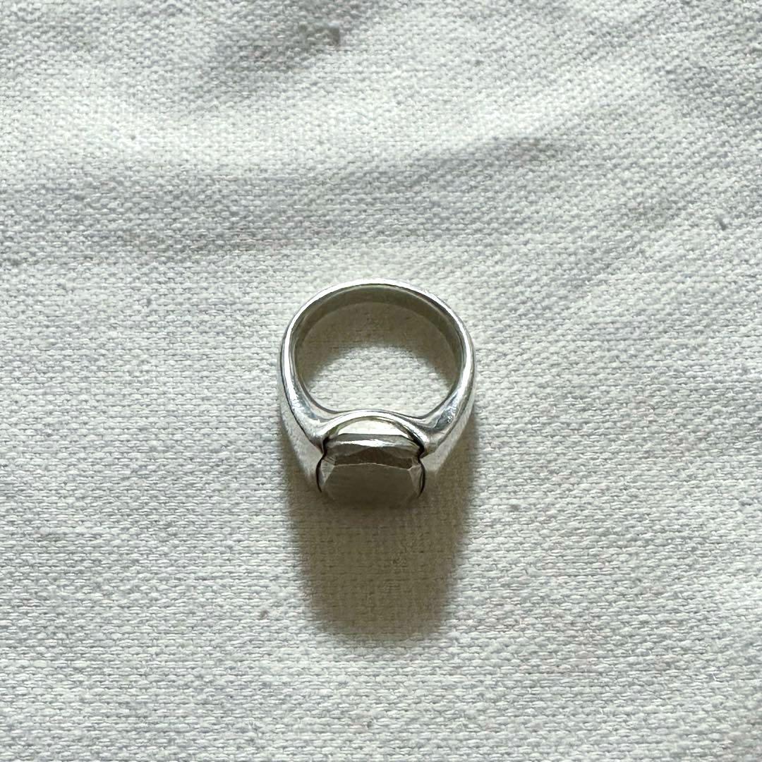 agate シルバー リング シグネットリング silver spoon 11号