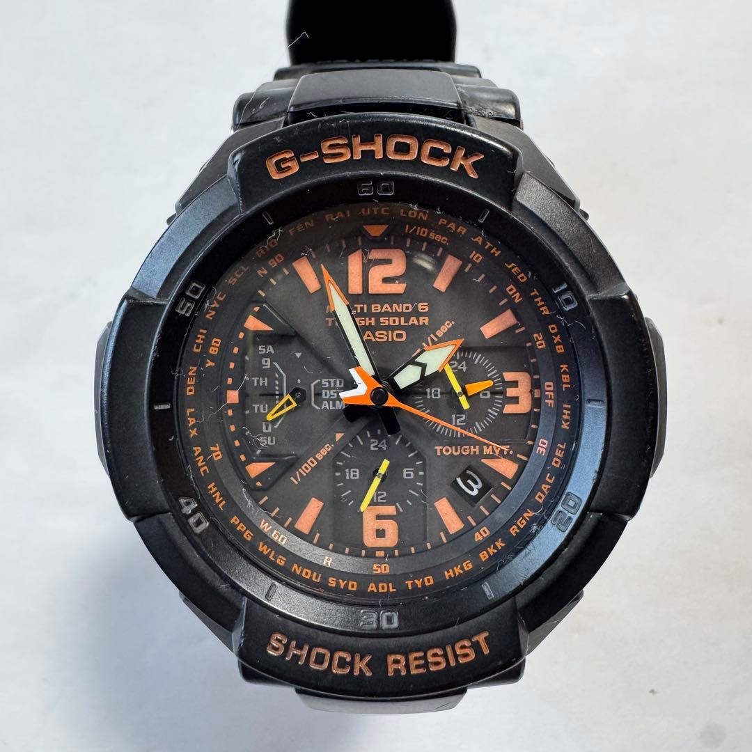 ち*️様 G-SHOCK GW-3000B-1AJF ブラック/オレンジ
