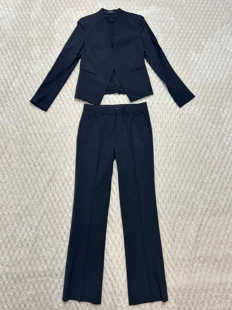 美品⭐︎Theory セオリー パンツスーツ セットアップ ブラック - メルカリ