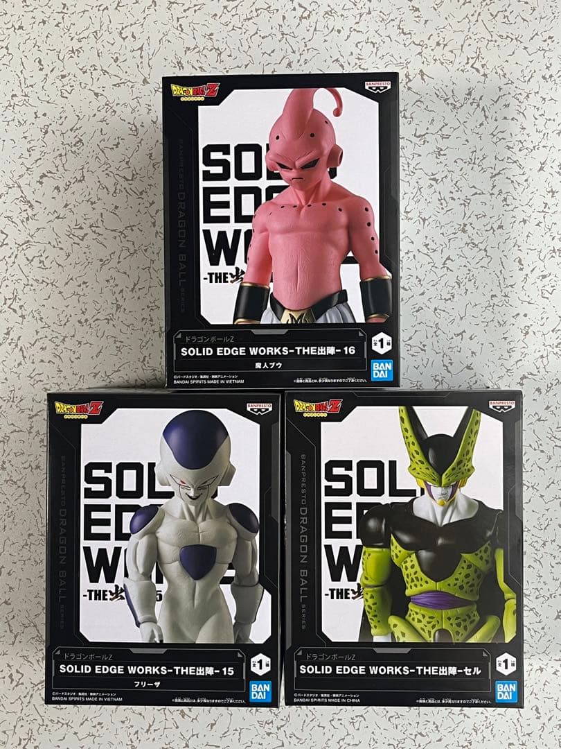 新品未開封】ドラゴンボール フリーザ 魔人ブウ セル フィギュア 出陣