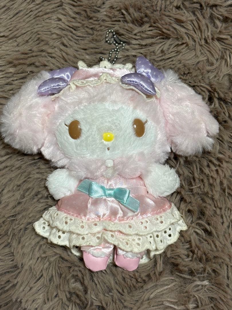 マイメロディ　おめかしシリーズ　マスコット 推し色マスコット マイメロディ グリーン ナカジマコーポレーション