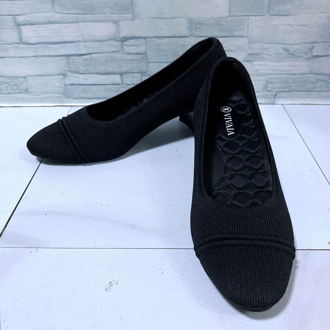 未使用級 VIVAIA JULIE ARCH PRO パンプス 23.5 黒