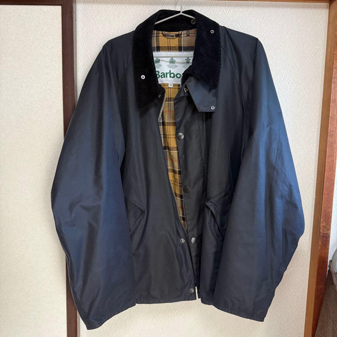 ほぼ新品　Barbour Transport トランスポート 42 ネイビー