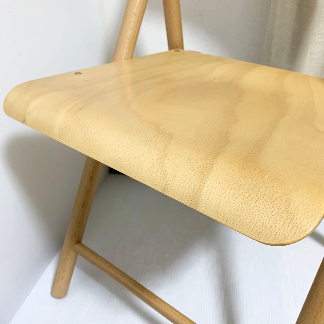 無印良品 折り畳み 椅子 チェア ブナ材 1脚 - メルカリ