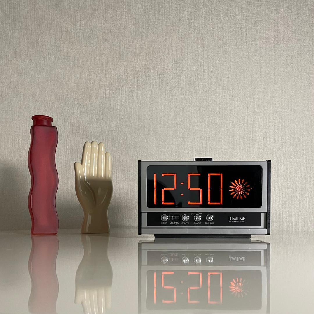 70's LUMITIME ルミタイム スペースエイジ ヴィンテージ 60Hz 日本のスペースエイジを代表する人気時計「ルミタイム」 | 名作家具と