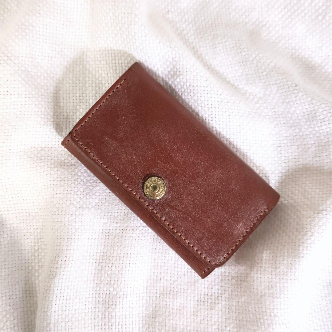 グレンロイヤルGLENブライドルレザーカードケース名刺入れ茶 GLENROYAL｜ ブライドルレザー カードケース 名刺入れ ユニセックス