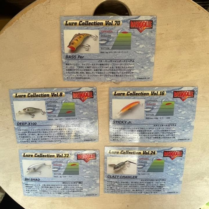 ☆トレカ☆バスコレカード☆ルアーカードブラックバスフィッシング