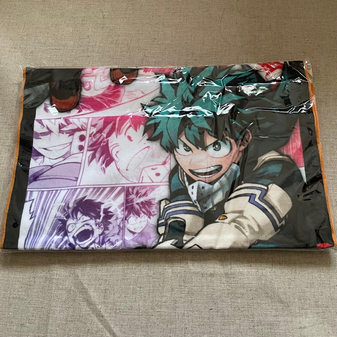 僕のヒーローアカデミア フルカラーフェイスタオル 緑谷出久 爆豪勝己