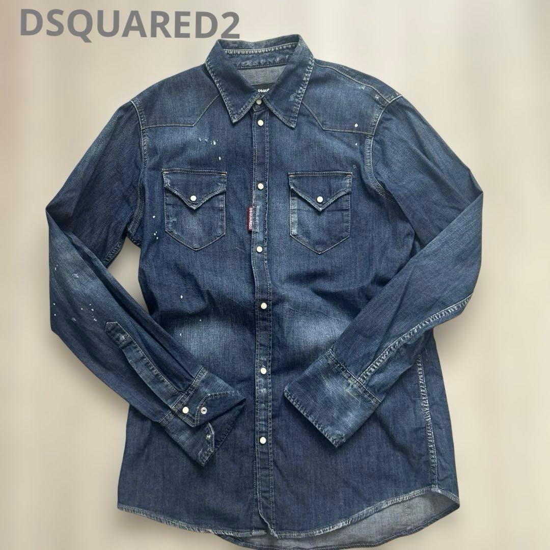 DSQUARED2 デニムシャツ Amazon.co.jp: (ディースクエアード) Dsquared2 デニムシャツ メンズ