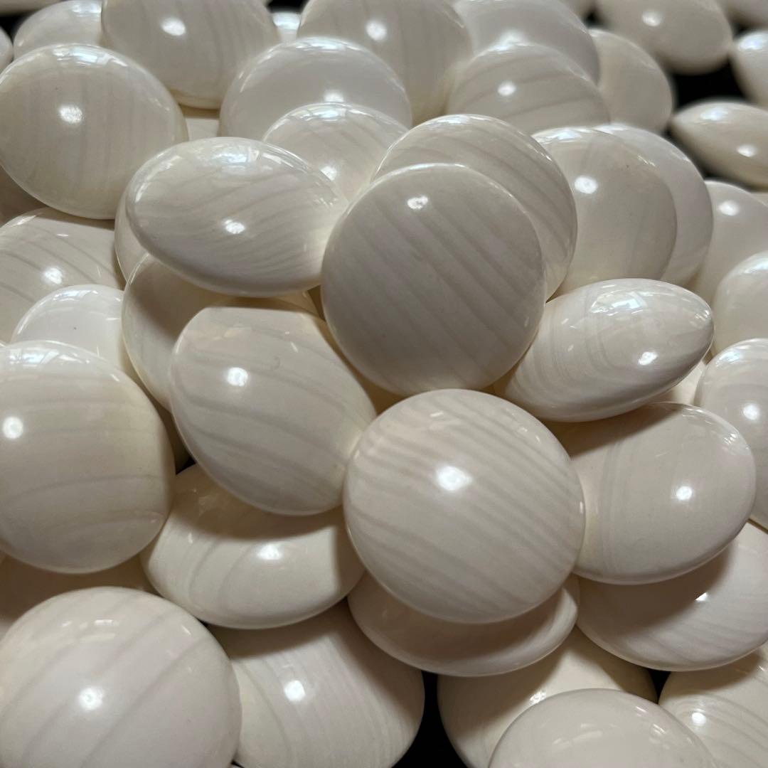 蛤碁石 碁石 36号 碁盤 碁笥 30号 2セット - メルカリ