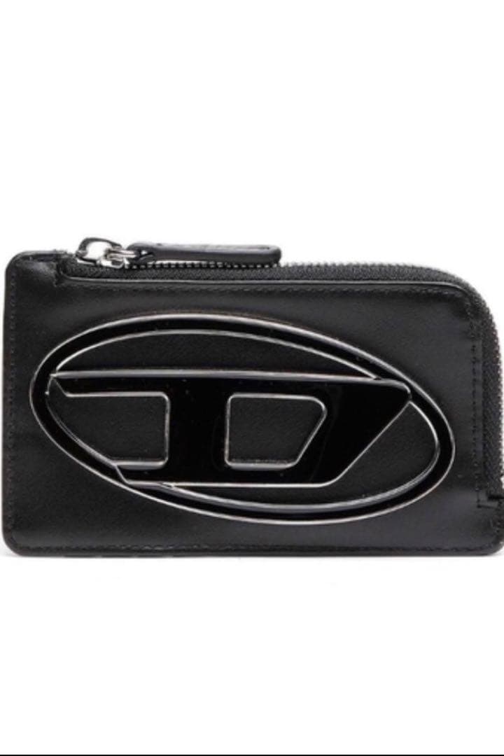 diesel ラウンドDロゴ フラグメントケース ブラック　財布
