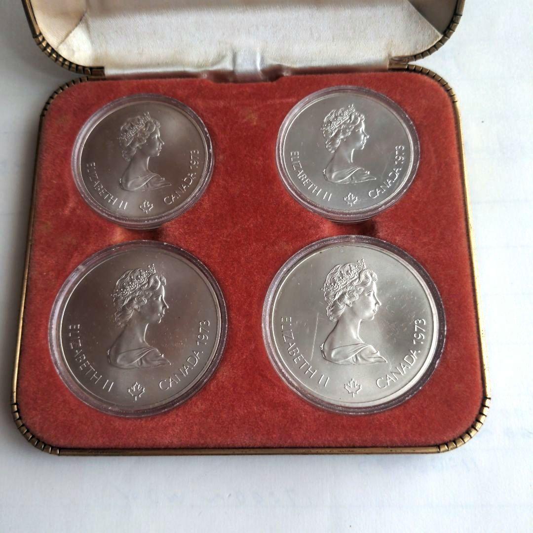 即日発送！】○○Olympic○1976年 モントリオール五輪○○記念銀貨