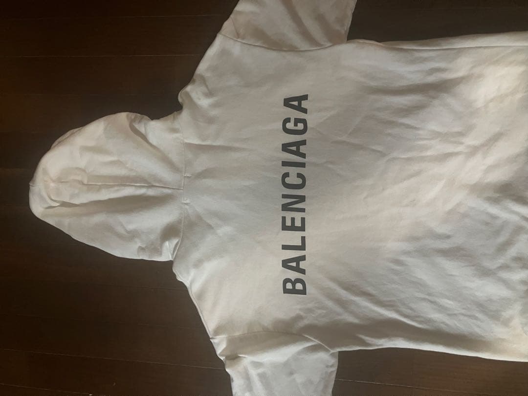 BALENCIAGA ホワイト パーカー