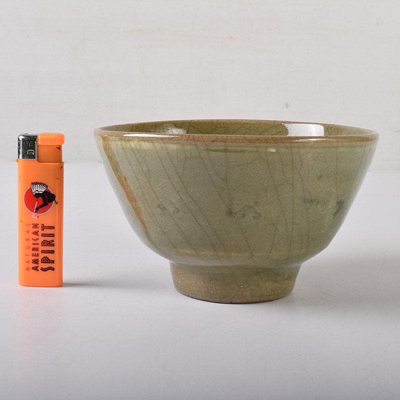 朝鮮 高麗青磁 雲鶴図 茶碗 仕覆付 C 7619 - メルカリ