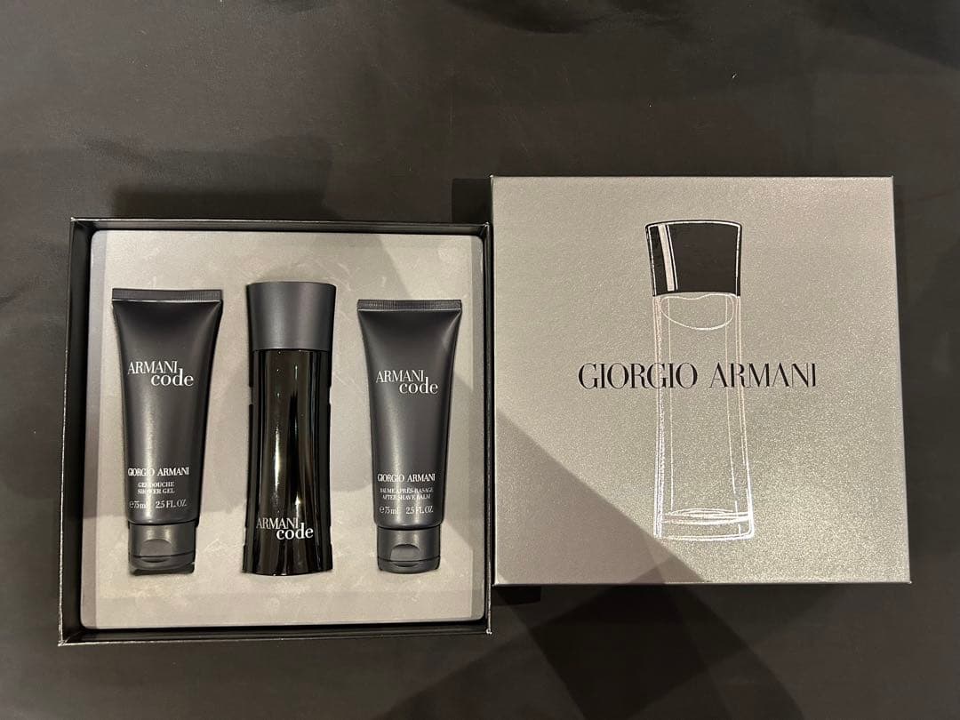 アルマーニコード シャワージェル アフターシェイブ オードトワレ各75㎖