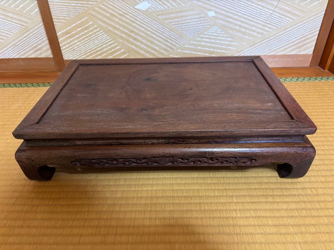 盆栽台 花台 飾り台 花瓶台 サイドテーブル 木製 ビンテージ