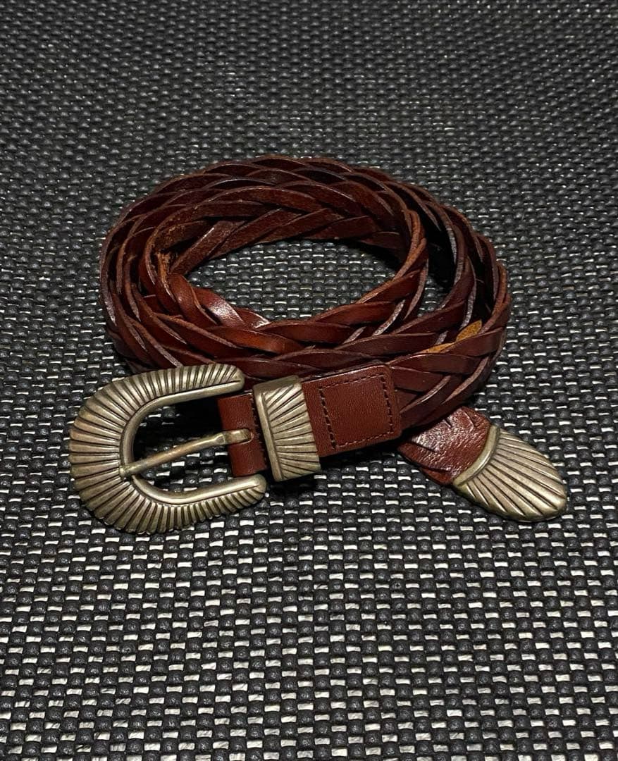 WILLIAM レザーメッシュベルト プンターレ 110 DESIGNWORKS