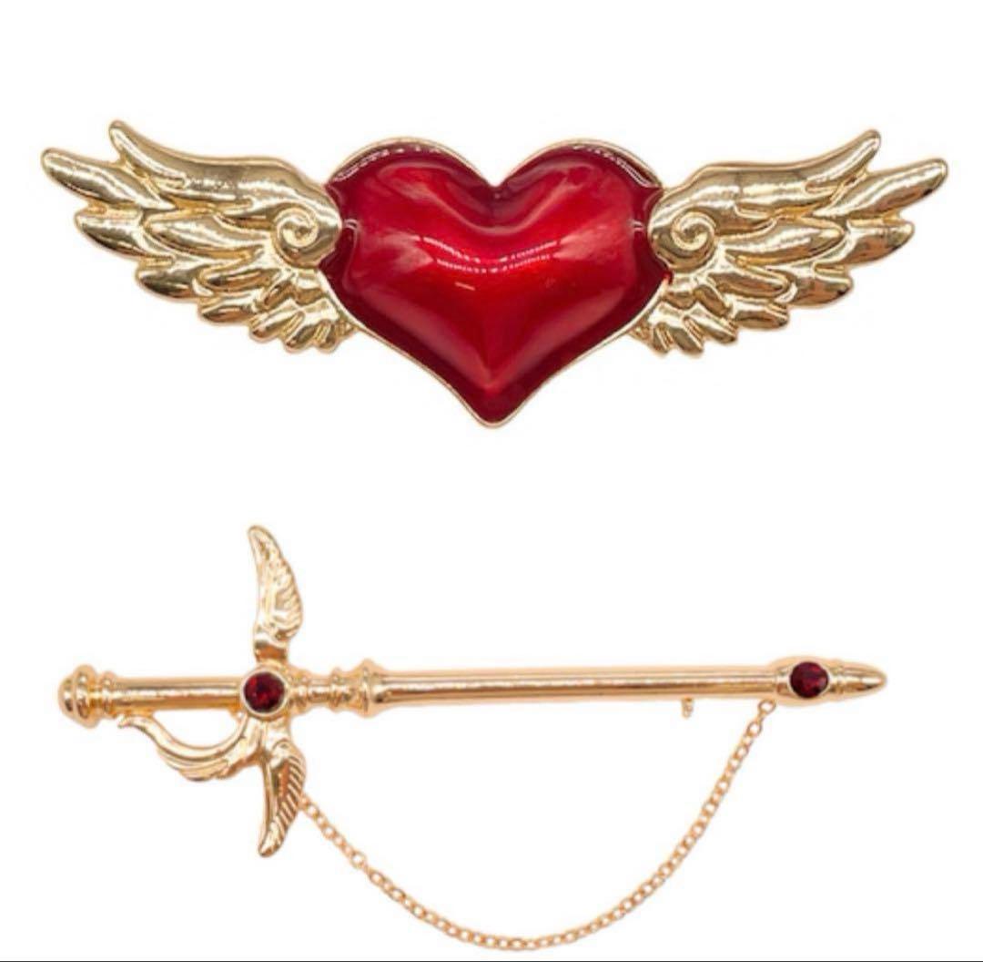 カードキャプターさくら展 ブローチ ccさくら ハート ソード - メルカリ