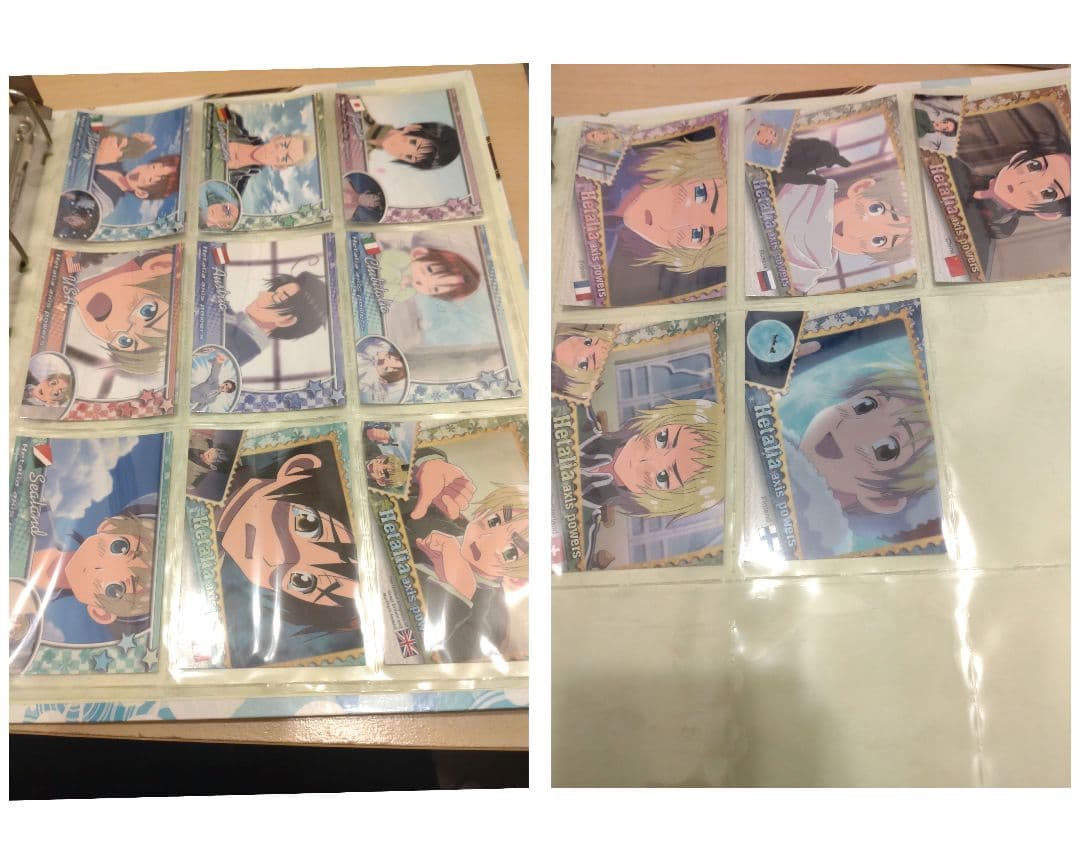 ヘタリア トレーディングカード 専用バインダー カードファイル セット