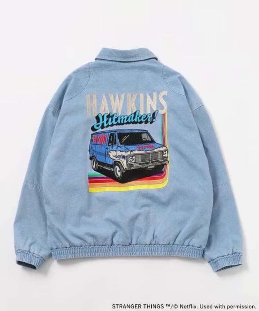 STRANGER THINGS】コラボデニムブルゾン Niko and… niko and STRANGER