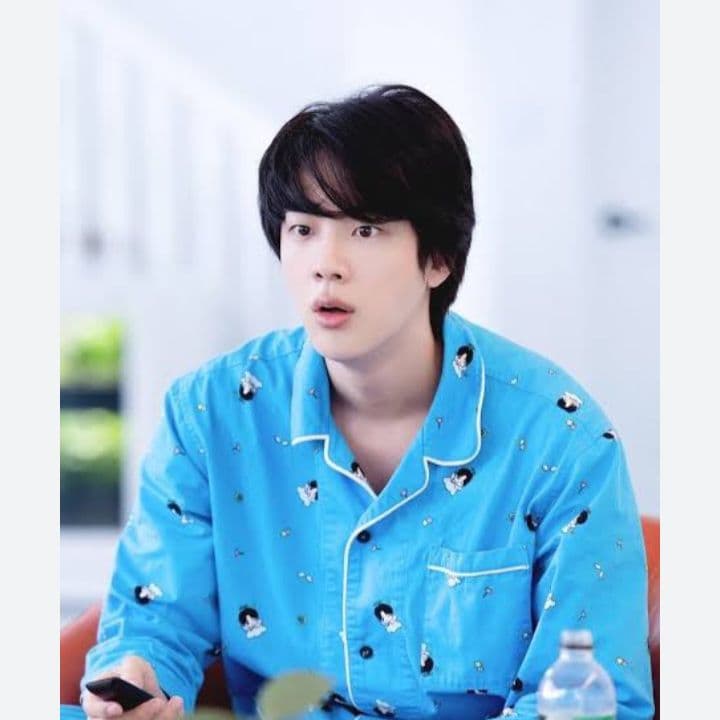 最終価格BTS JIN ブルーパジャマ　青　Good Dayパジャマ