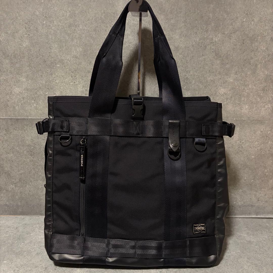 未使用級　PORTER HEAT トートバッグ　大容量