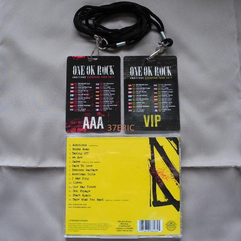 ONE OK ROCK ワンオクロック サイン入りCD Europeanパス - メルカリ