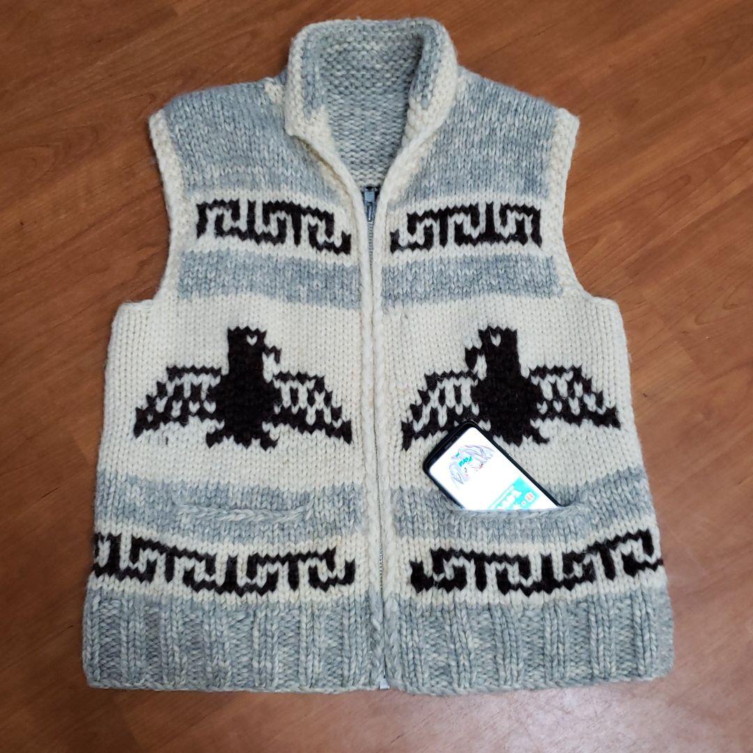 カナディアンセーター カウチンベスト イーグルベスト CA07322 - メルカリ