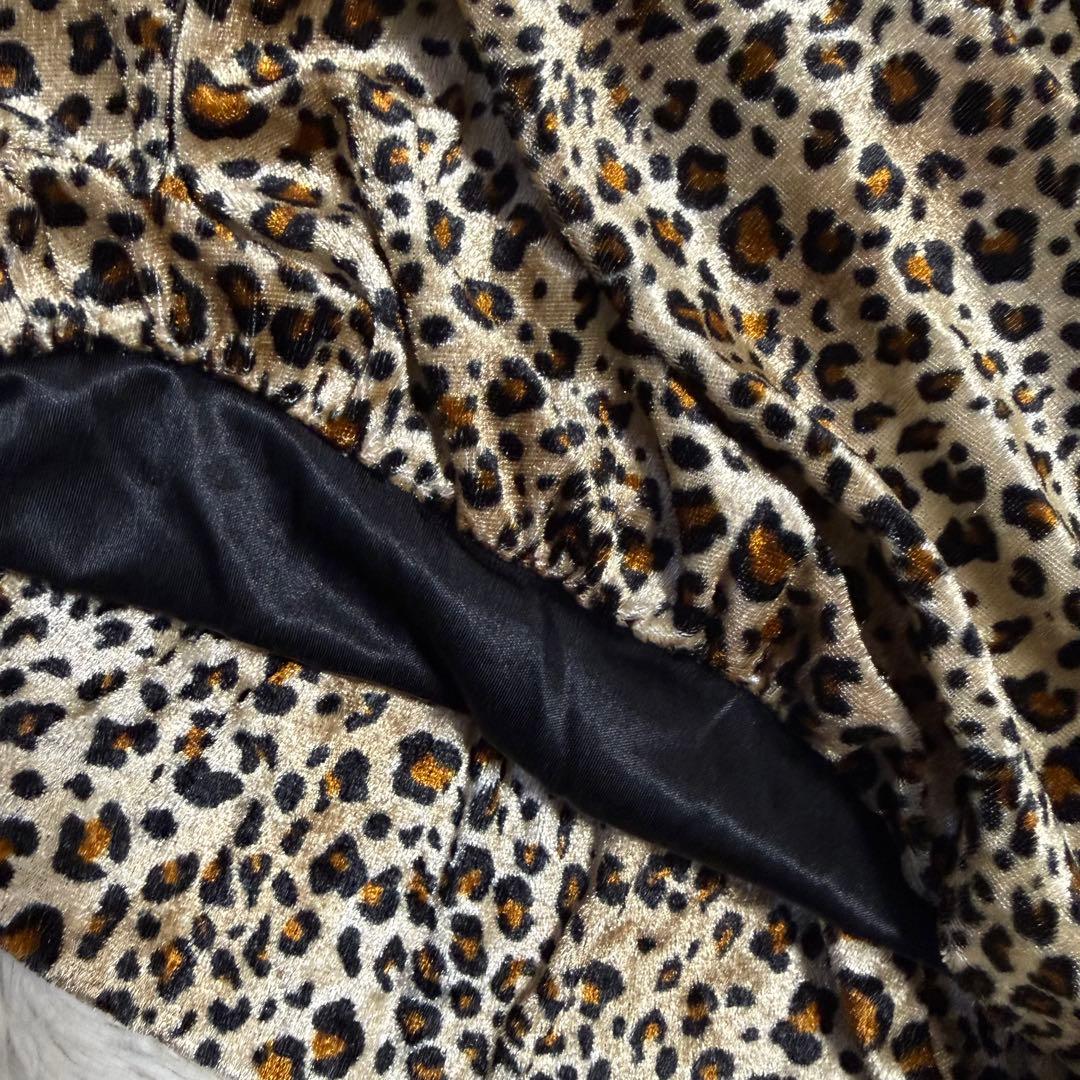 y2k 00s❤︎平成 ベロアリボン 豹柄キャミソール - メルカリ