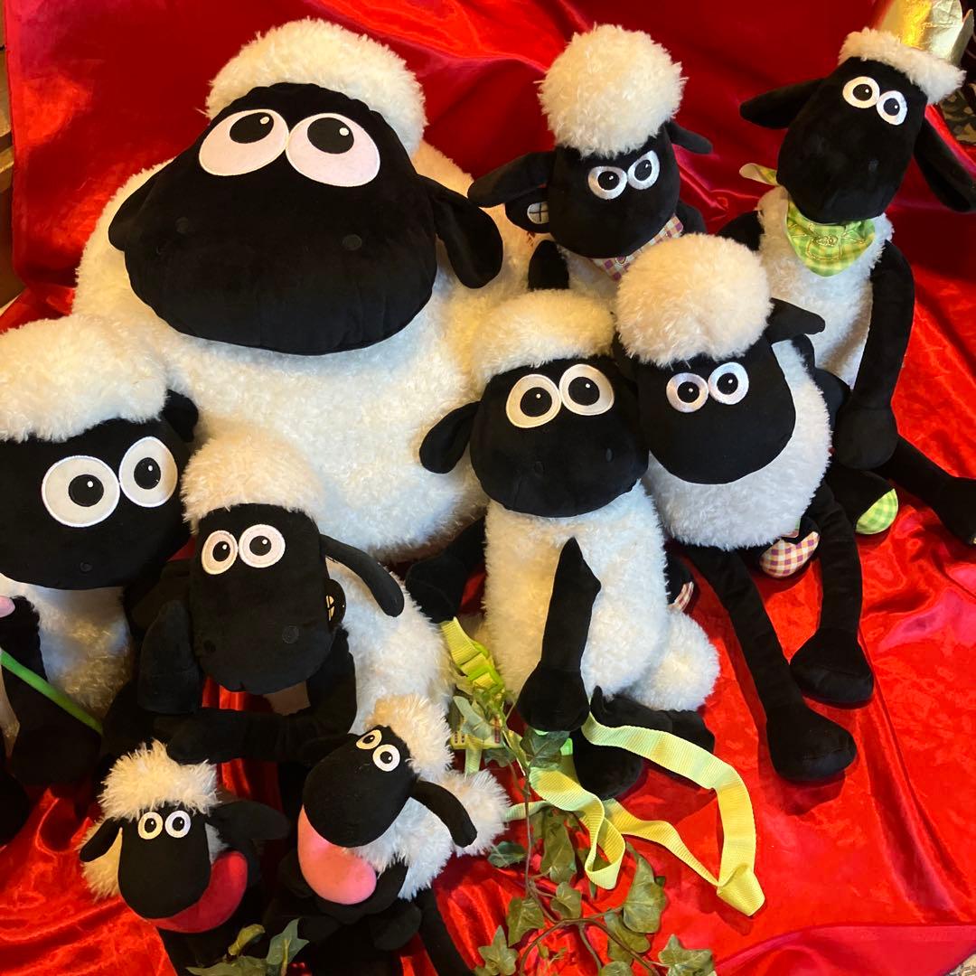 ひつじのショーン　大きなぬいぐるみいっぱい！絵本などおまけあり　即購入OK！