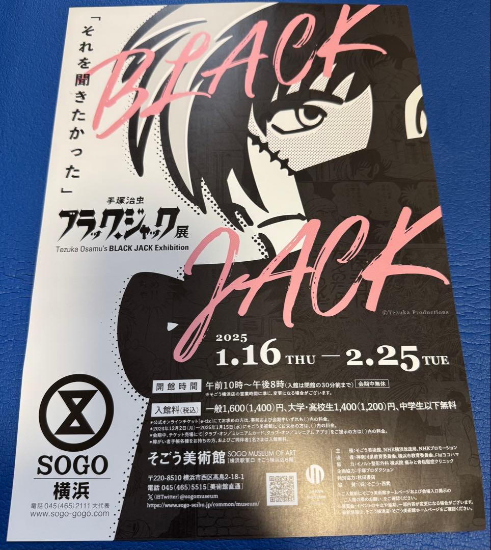 ブラックジャック展 ピノコ 眼鏡ケース めがねふき 大判ハンカチ 紙袋