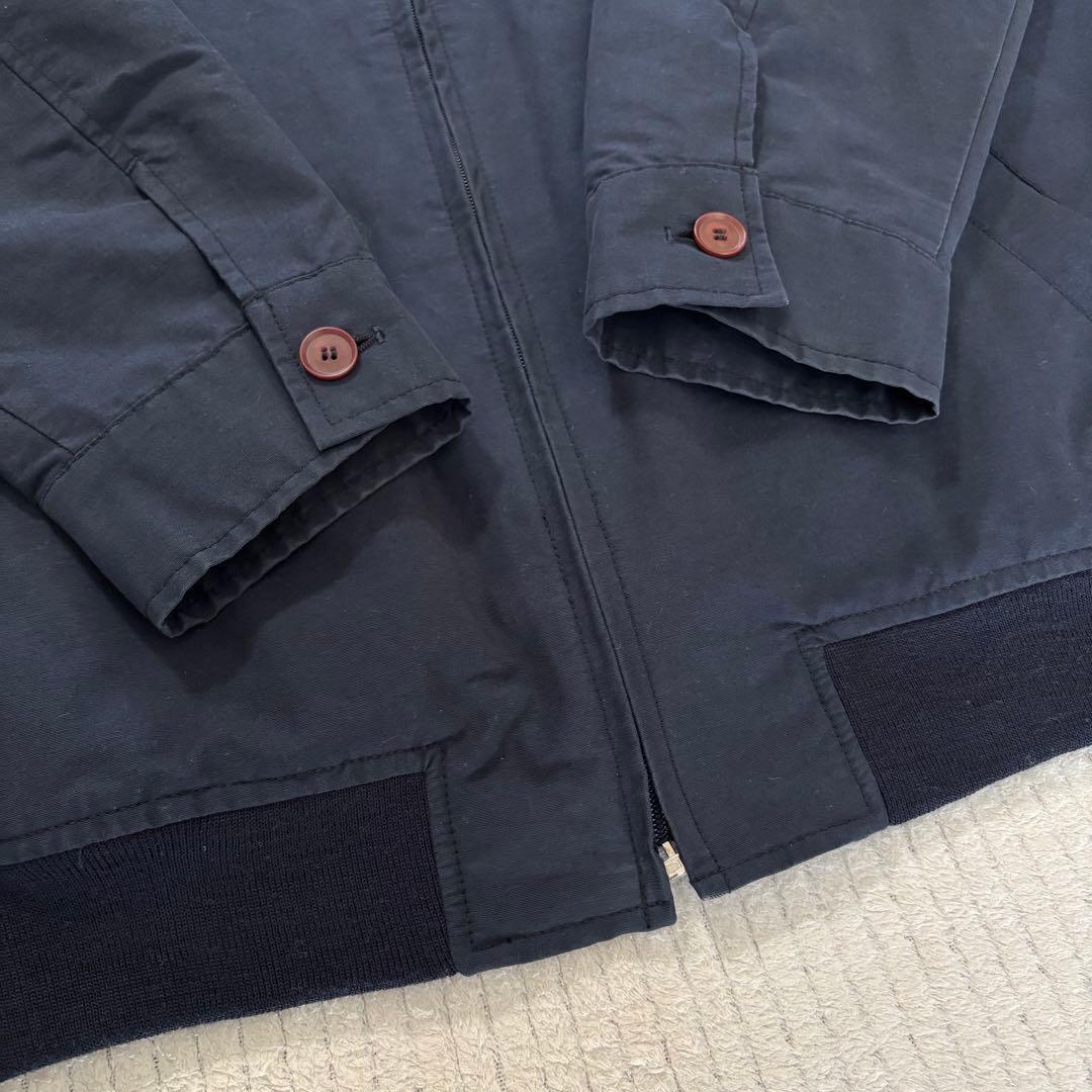 00s 短丈 ハリントンジャケット スイングトップ ネイビー オールド