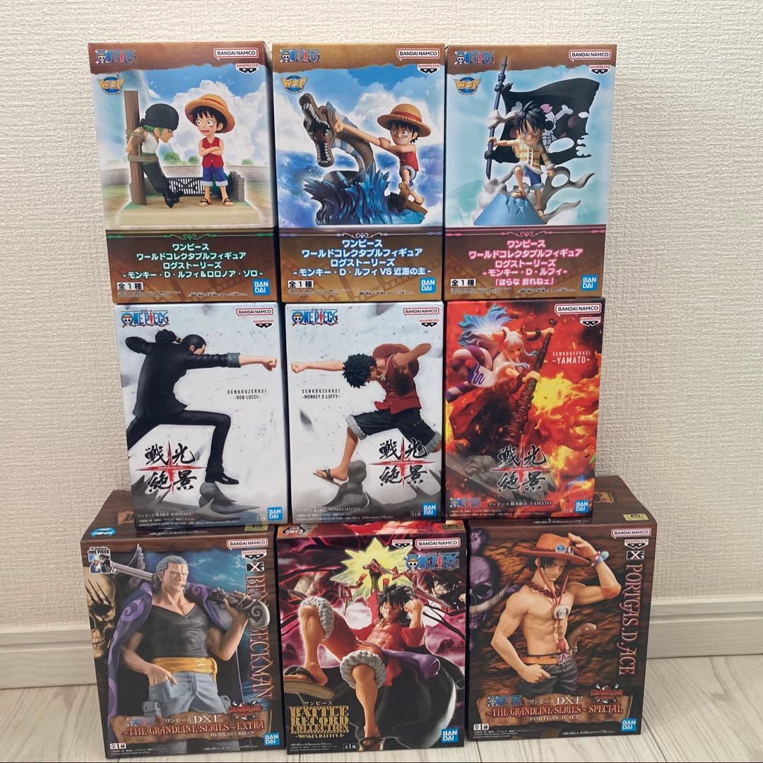 【ONE PIECE】プライズ フィギュア　9点　まとめ売り