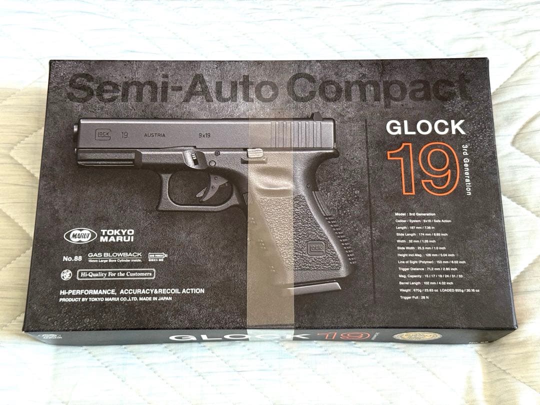 東京マルイ グロック19 gen3 新品 TOKYO MARUI（東京マルイ） グロック19 / 3rd（ガスブローバック