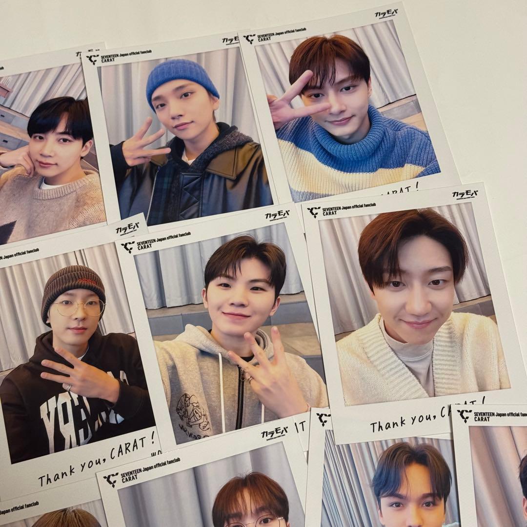 SEVENTEEN】カラモバW会員 3周年ポラロイド風写真セット - メルカリ