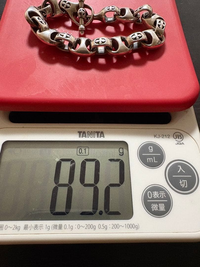 89.2g BWLタイプ？ ブレスレット Silver925 ガボール系
