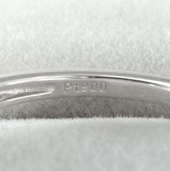 【美品】0.50ct　ダイヤモンド　ハーフエタニティ　リング　プラチナ