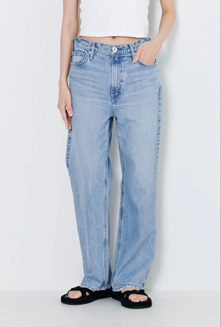 【Upperhights】THE HIM ワイドストレートデニム