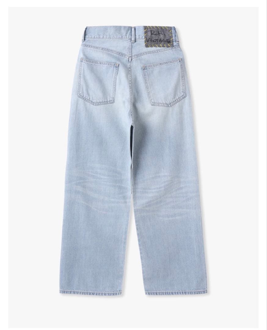 RH Vintage オーガニックコットン ビッグデニムパンツ（blue） 25