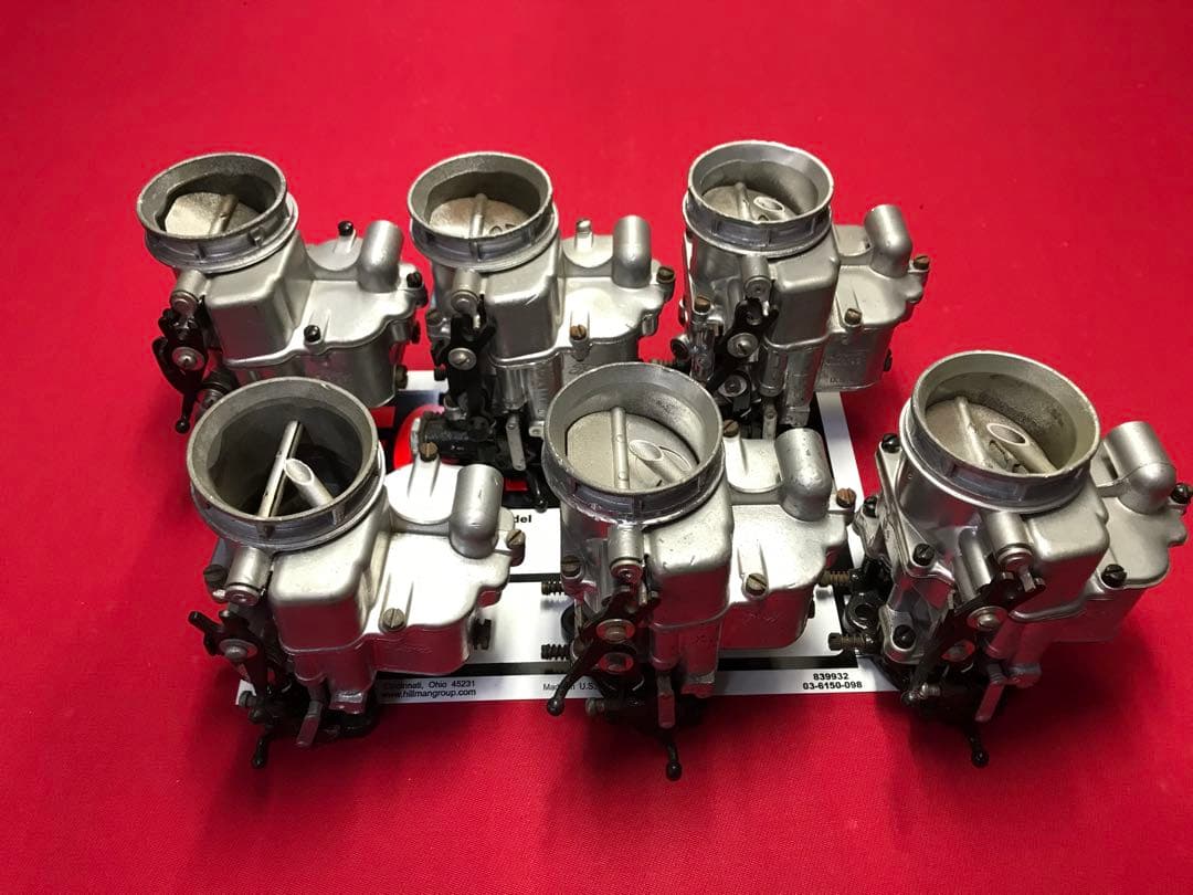 ヴィンテージ ford 6連キャブレター ホットロッド　50's