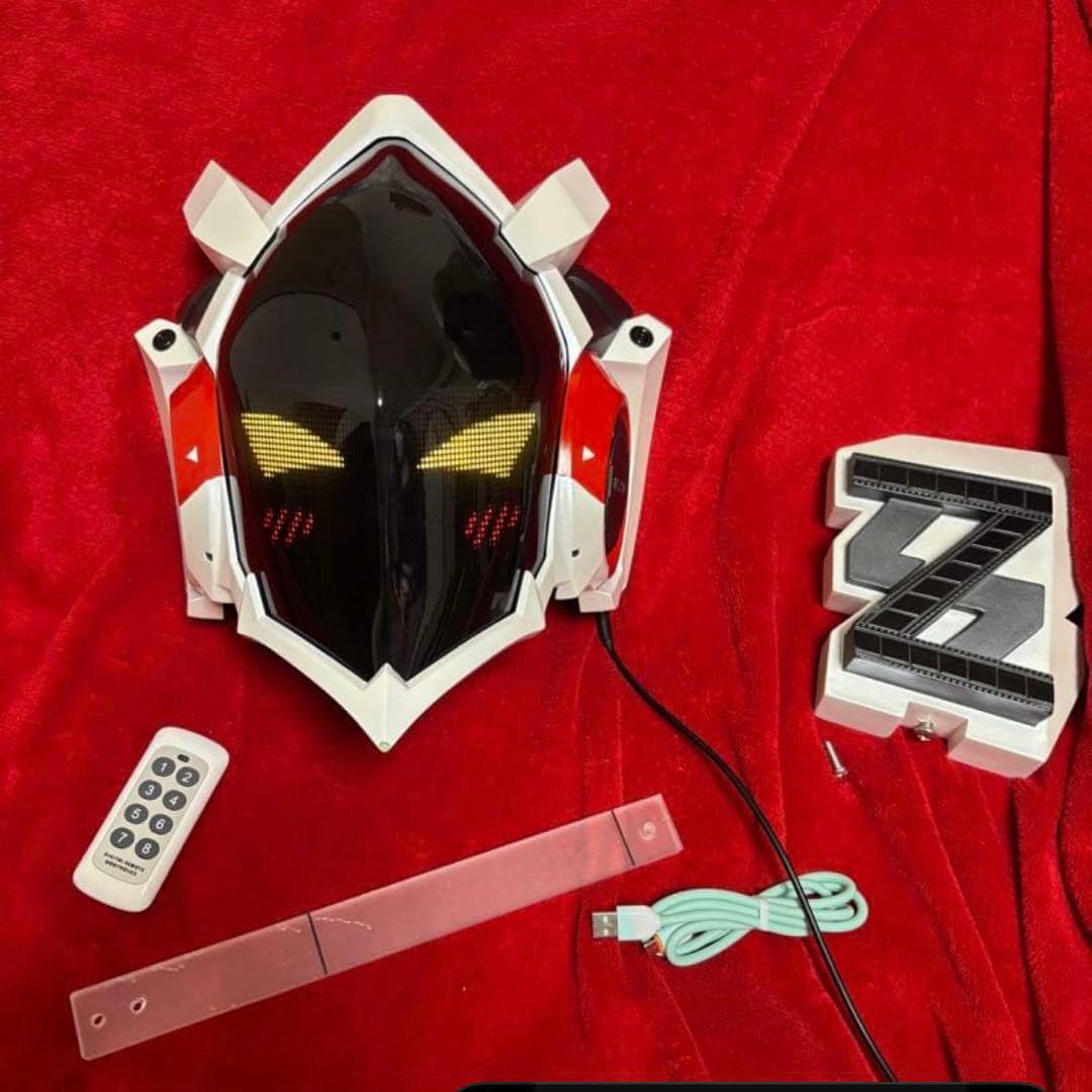 (充電式、画面の顔）ゼンレスゾーンゼロ ビリー コスプレ道具 Amazon.co.jp: ビリー 仮面 ゼンレスゾーンゼロ コスプレ道具 目が光ら