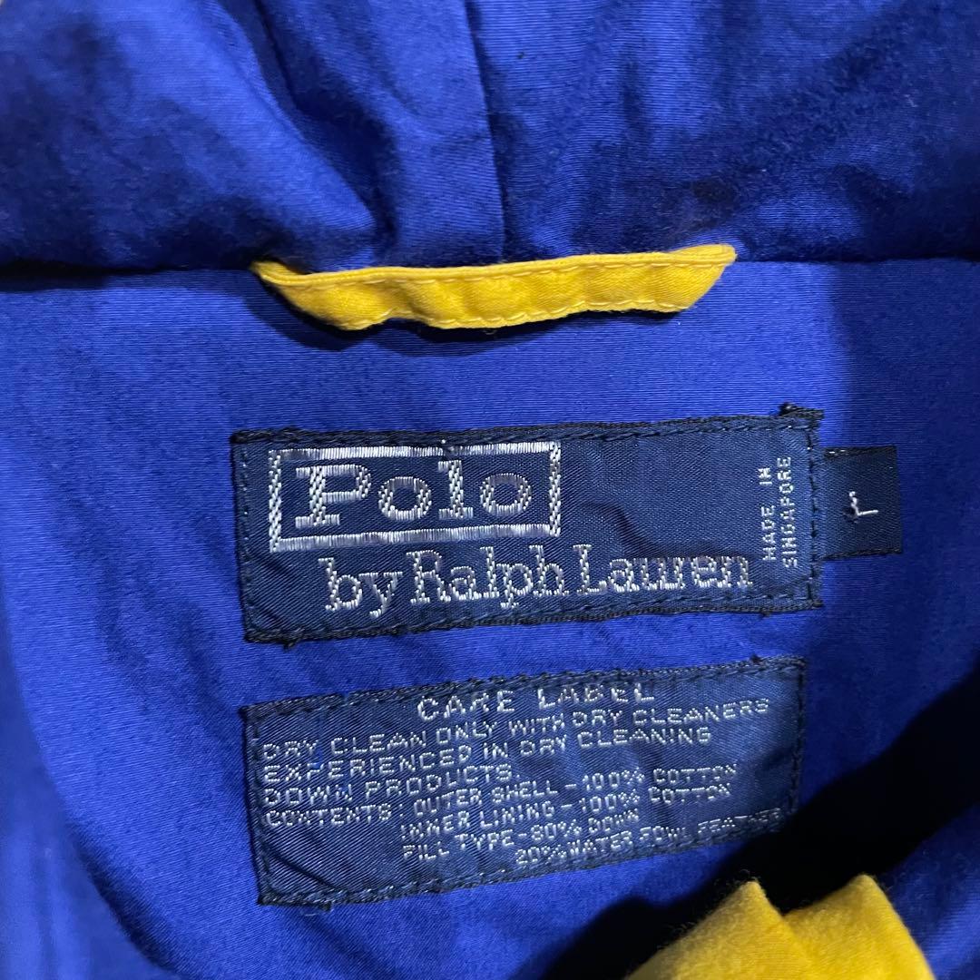 80s Ralph lauren プルオーバーダウンジャケット ユニクレスト - メルカリ
