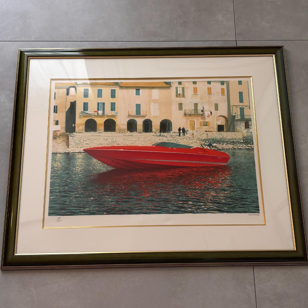 ヴァレンティーノ アリアンテ 直筆サイン・リトグラフ／額装