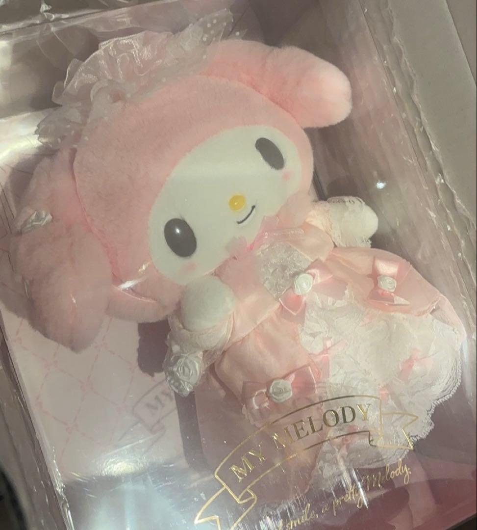 マイメロディ ぬいぐるみ ドレス マイメロディ フラワードレス ぬいぐるみ S マスコット インテリア