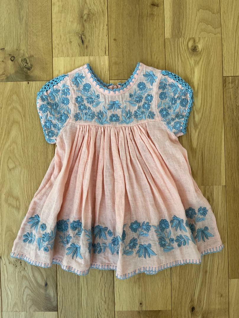 D*D様 Apolina Stevie Dress Pale Rose 1-2y