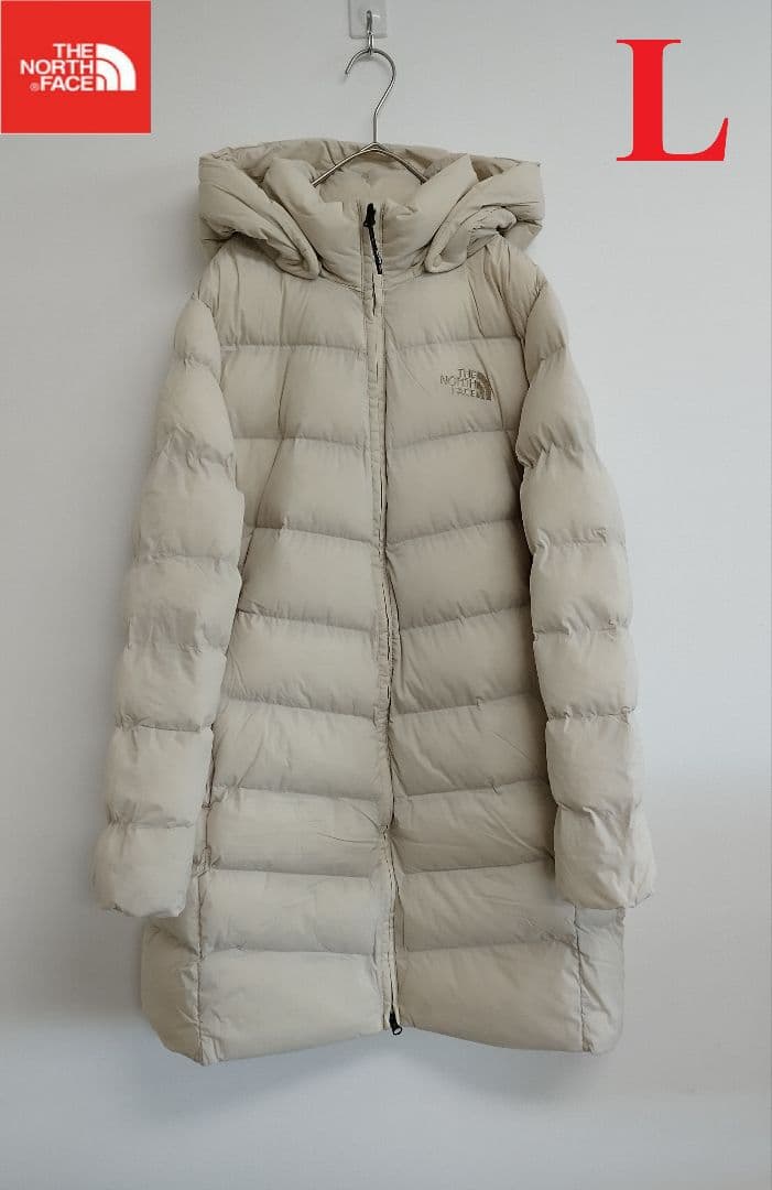 ノースフェイス ダウンコートレディース ダウンジャケット ベージュL K660B