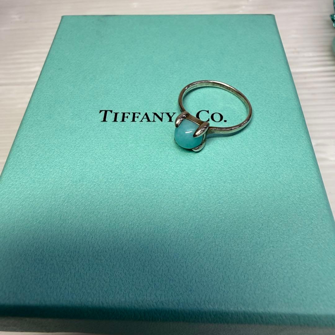 ☆ティファニー Tiffany☆ターコイズ 石付き 指輪 リング 925