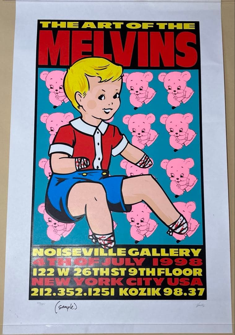 KOZIK MELVINS シルクスクリーンポスター - メルカリ